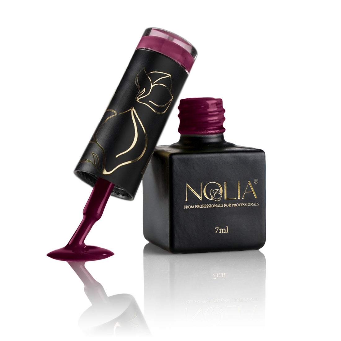 Gellack A121 - BOYSENBERRY - Nail Polishes - noliashop.ro 1