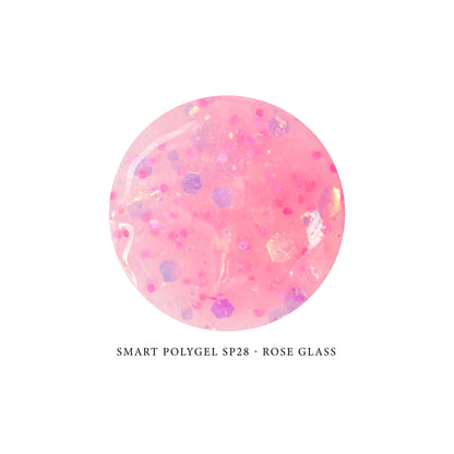 Smart Polygel SP28 - ROSE GLASS 15ml